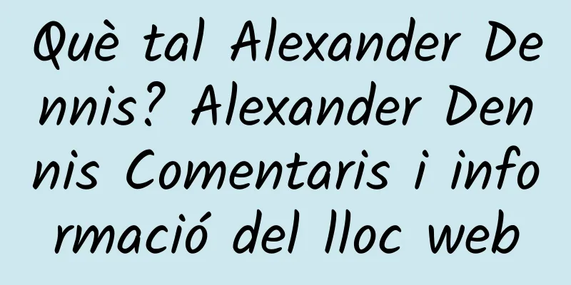 Què tal Alexander Dennis? Alexander Dennis Comentaris i informació del lloc web