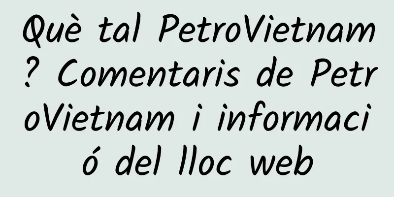 Què tal PetroVietnam? Comentaris de PetroVietnam i informació del lloc web