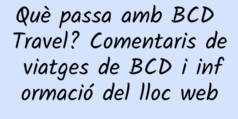 Què passa amb BCD Travel? Comentaris de viatges de BCD i informació del lloc web