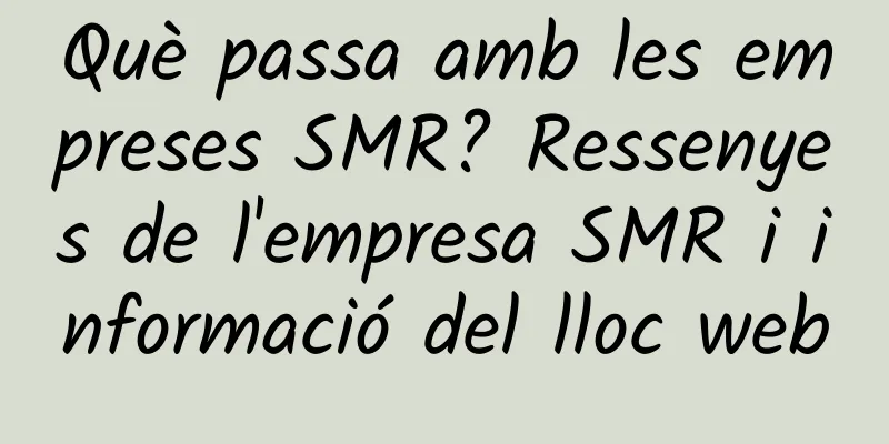 Què passa amb les empreses SMR? Ressenyes de l'empresa SMR i informació del lloc web