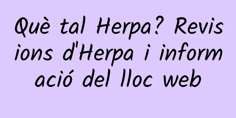 Què tal Herpa? Revisions d'Herpa i informació del lloc web