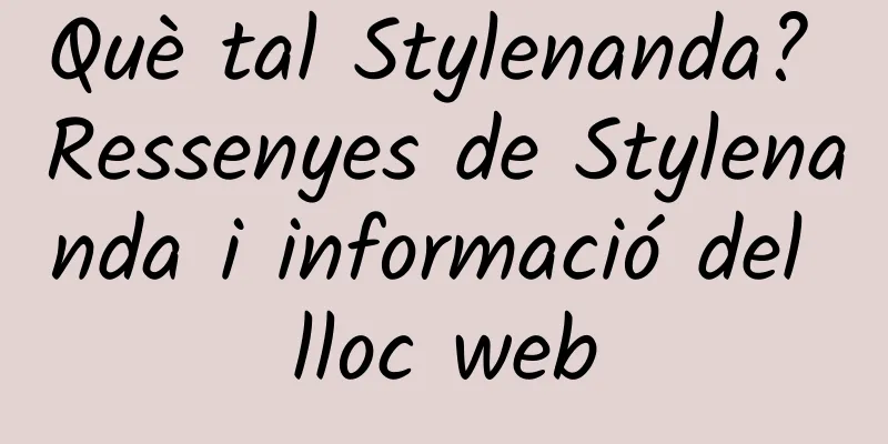 Què tal Stylenanda? Ressenyes de Stylenanda i informació del lloc web