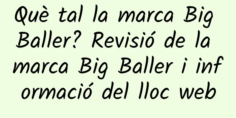 Què tal la marca Big Baller? Revisió de la marca Big Baller i informació del lloc web