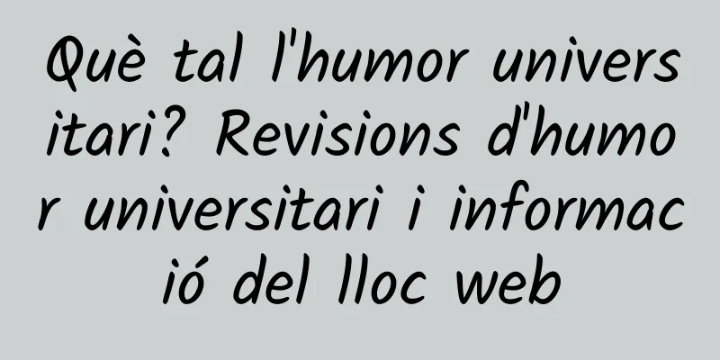 Què tal l'humor universitari? Revisions d'humor universitari i informació del lloc web