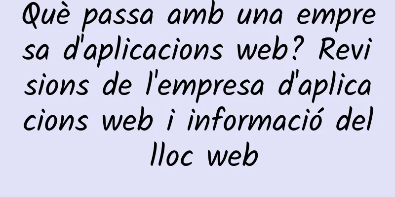 Què passa amb una empresa d'aplicacions web? Revisions de l'empresa d'aplicacions web i informació del lloc web