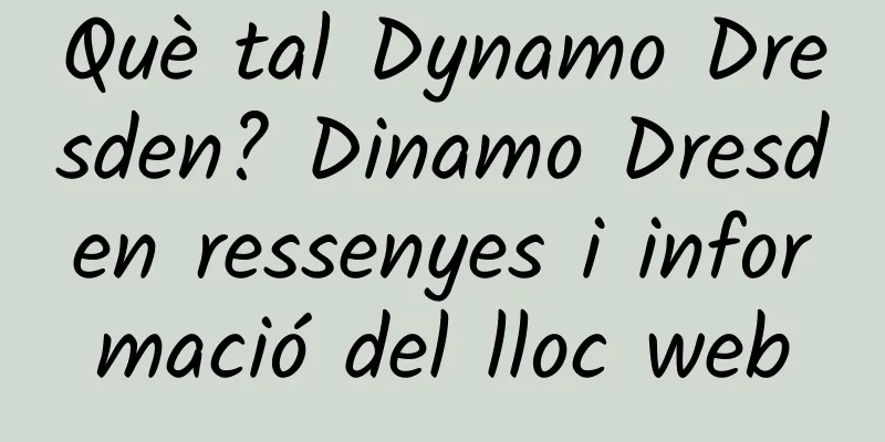 Què tal Dynamo Dresden? Dinamo Dresden ressenyes i informació del lloc web