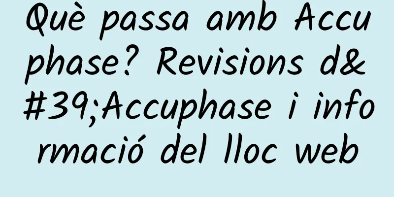 Què passa amb Accuphase? Revisions d'Accuphase i informació del lloc web