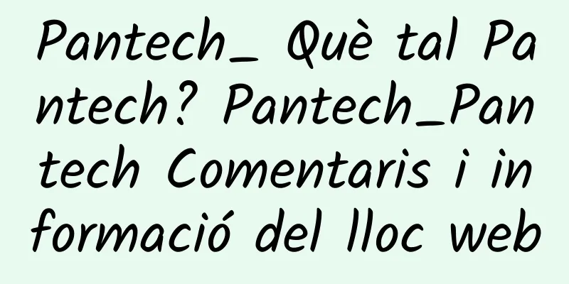 Pantech_ Què tal Pantech? Pantech_Pantech Comentaris i informació del lloc web