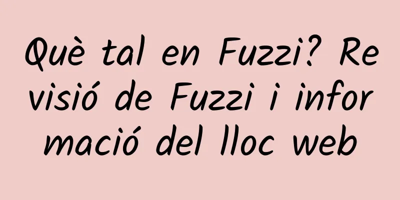 Què tal en Fuzzi? Revisió de Fuzzi i informació del lloc web