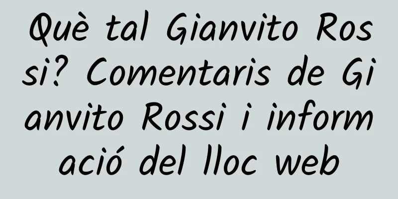 Què tal Gianvito Rossi? Comentaris de Gianvito Rossi i informació del lloc web