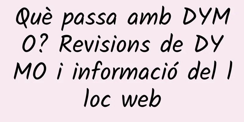Què passa amb DYMO? Revisions de DYMO i informació del lloc web