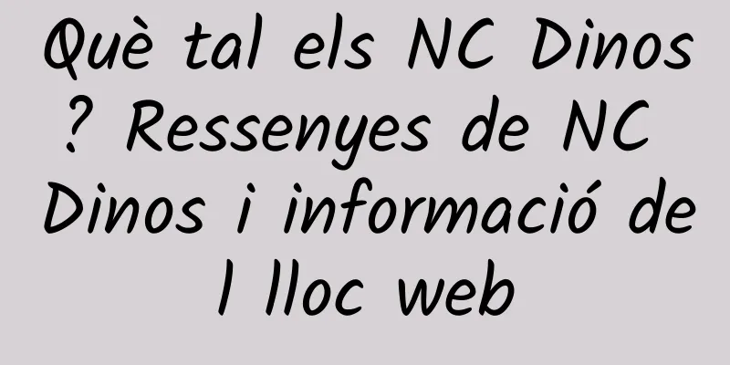 Què tal els NC Dinos? Ressenyes de NC Dinos i informació del lloc web