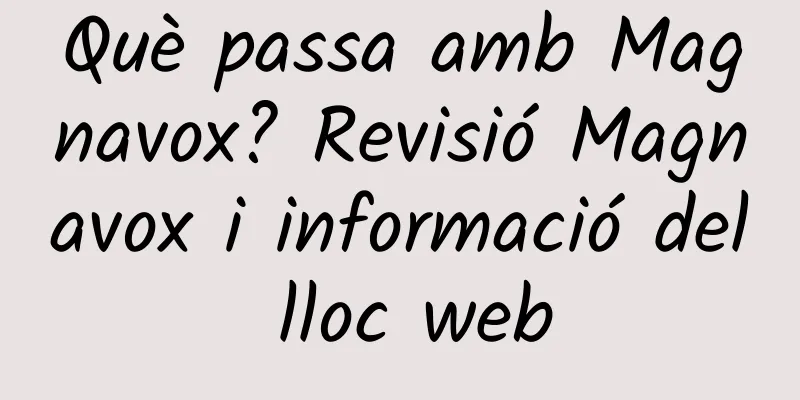 Què passa amb Magnavox? Revisió Magnavox i informació del lloc web