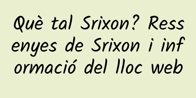 Què tal Srixon? Ressenyes de Srixon i informació del lloc web