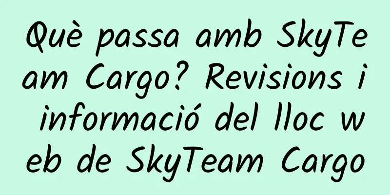 Què passa amb SkyTeam Cargo? Revisions i informació del lloc web de SkyTeam Cargo