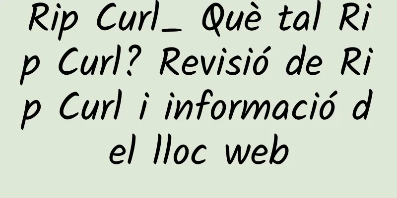 Rip Curl_ Què tal Rip Curl? Revisió de Rip Curl i informació del lloc web