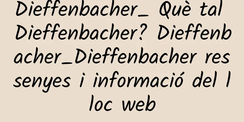 Dieffenbacher_ Què tal Dieffenbacher? Dieffenbacher_Dieffenbacher ressenyes i informació del lloc web