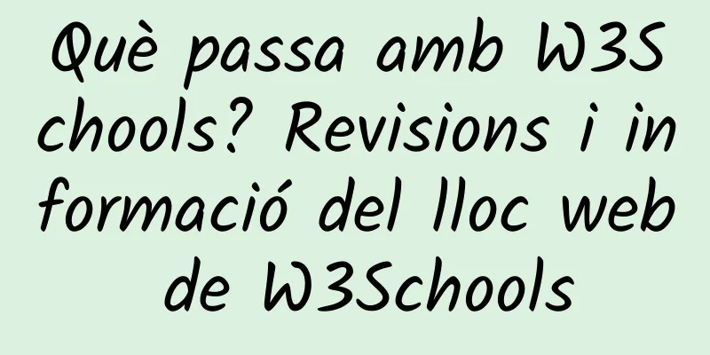Què passa amb W3Schools? Revisions i informació del lloc web de W3Schools