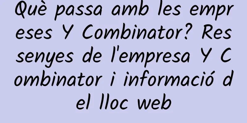 Què passa amb les empreses Y Combinator? Ressenyes de l'empresa Y Combinator i informació del lloc web